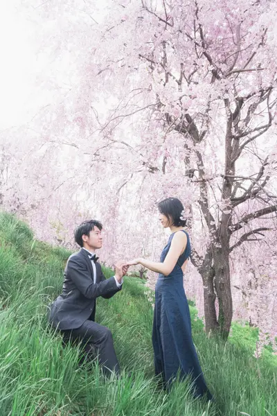 Proposal photoshoot on Lake Kawaguchi by Shiina A