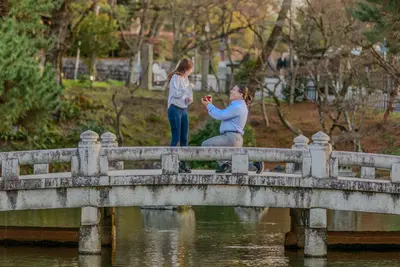 Proposal photoshoot in Kyoto by Bernard L