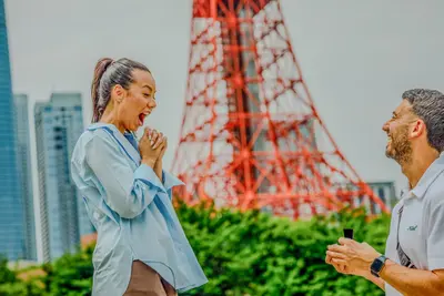 Proposal photoshoot in Tokyo by Bernard L