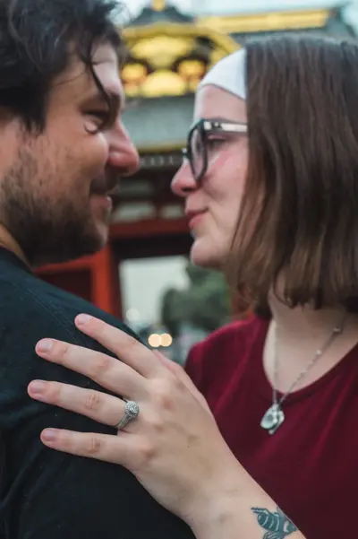 Engagement photoshoot in Tokyo by Marvin T