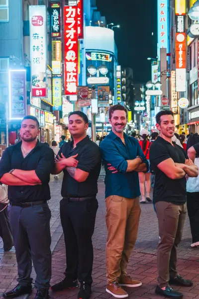 Friends Trip photoshoot in Tokyo by Marvin T