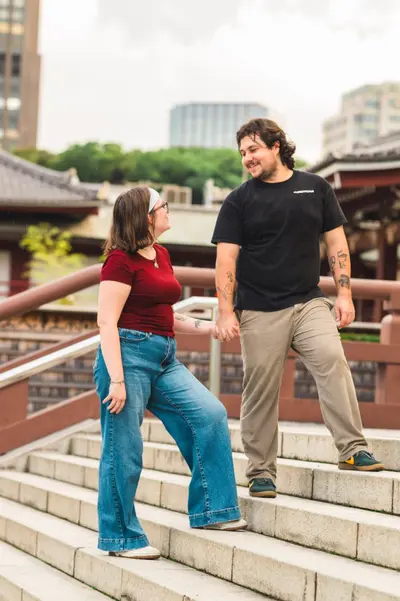 Engagement photoshoot in Tokyo by Marvin T