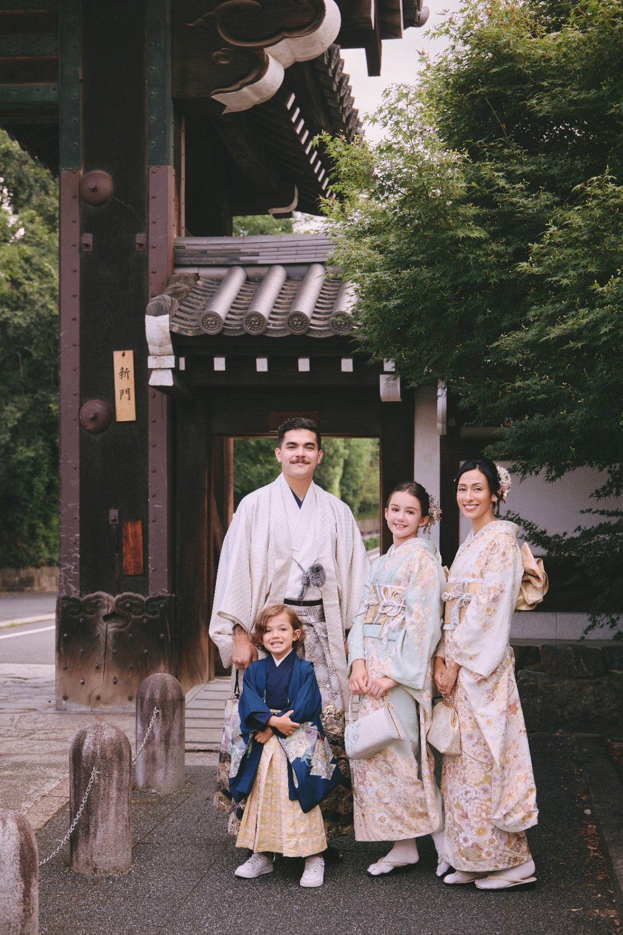 Sanbao Zhao photoshoot in Kyoto