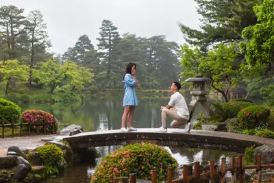 Proposal photoshoot in Kanazawa by Scott T