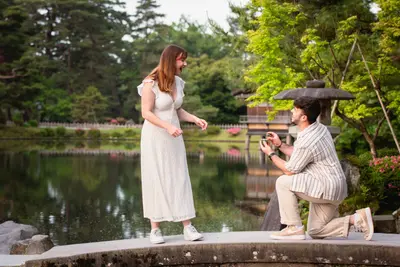 Proposal photoshoot in Kanazawa by Scott T