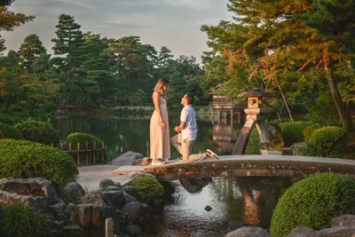 Proposal photoshoot in Kanazawa by Scott T